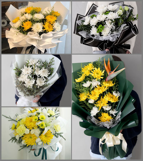 福建莆田秀屿区笏石镇松林村白事花束代送